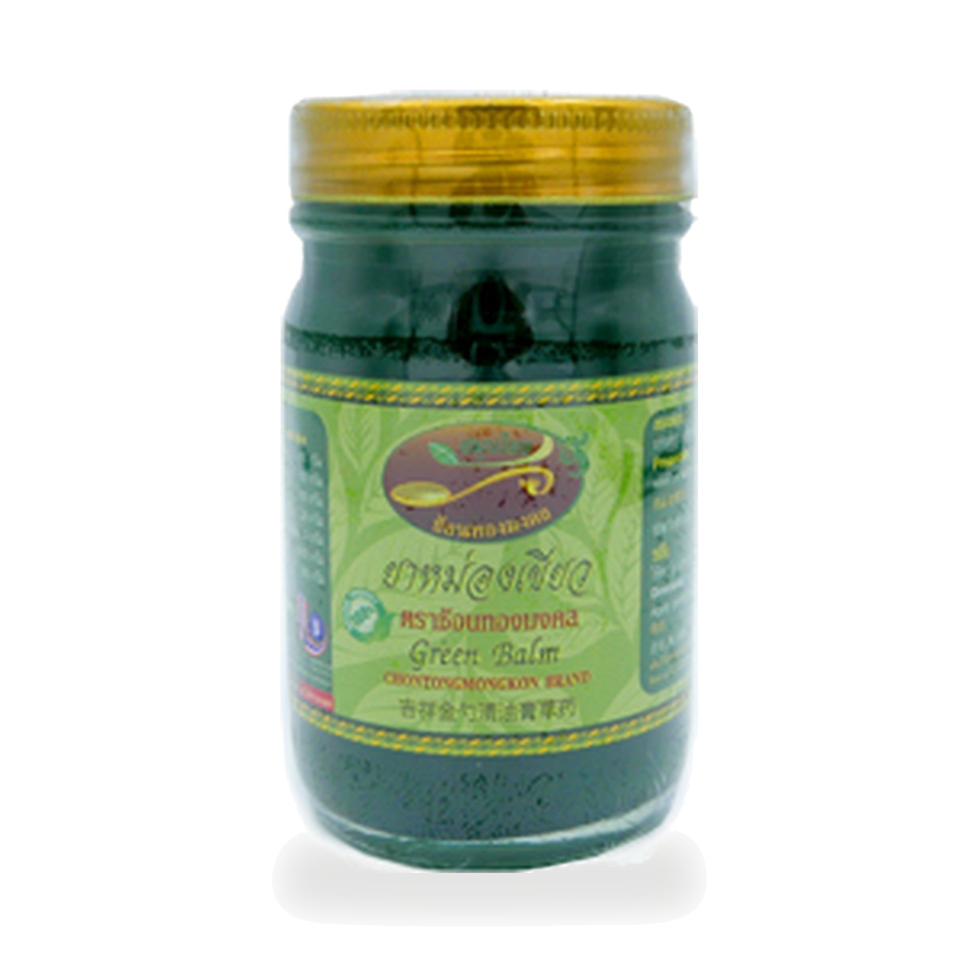 Traditional Thai Green Herbal Balm (Chon Thong) — 90 g
