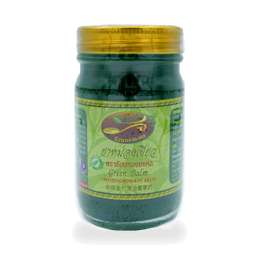 Traditional Thai Green Herbal Balm (Chon Thong) — 90 g