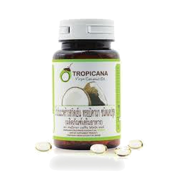 Tropicana Oil Virgin Coconut Oil Capsules 500mg — 60 Capsules