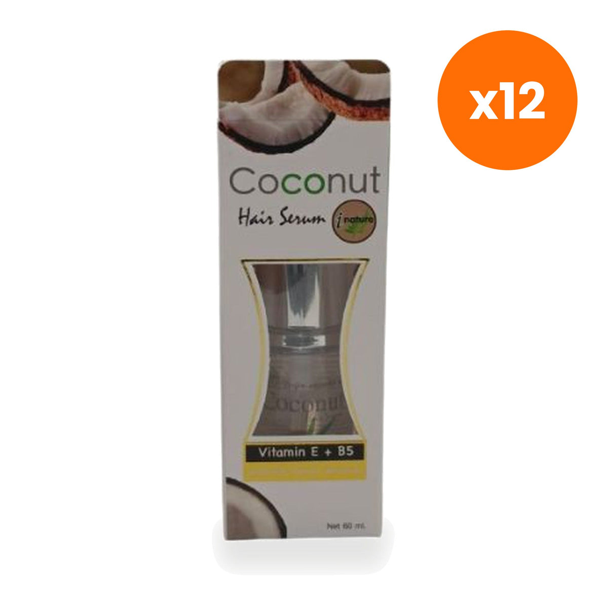 Tumrub Thai Coconut Oil Cocos Nucifera Hair Serum for Smooth Soft Lengths 60 ml