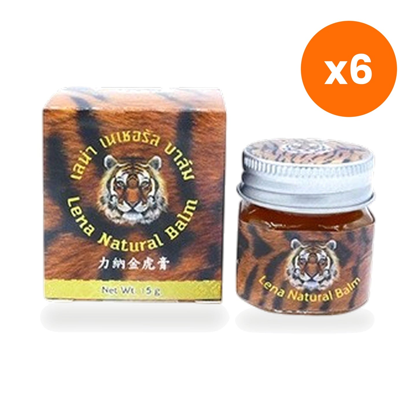 Tumrub Thai Lena Natural Traditional Herbal Balm for Muscle Comfort 15 g