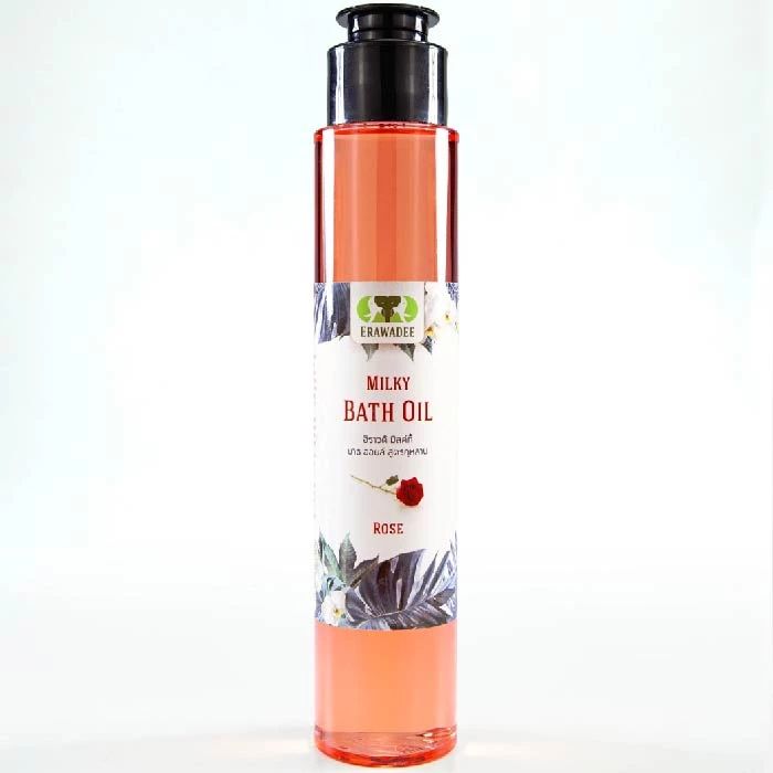 Erawadee Milky Bath Oil with Rose Aromatherapy Relaxation