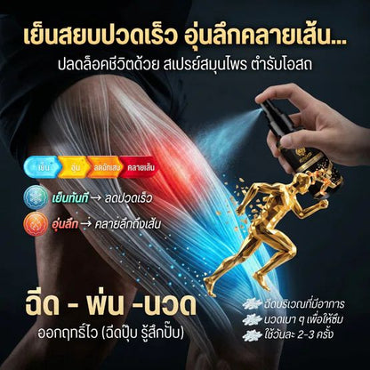 Tamra Posot Thai Herbs Cooling Herbal Spray for Muscle Comfort 30 ml