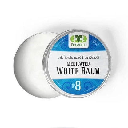 Erawadee No.8 Ya Mong Khao White Herbal Balm 50 g