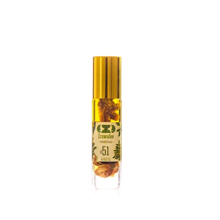 Erawadee No.51 Ya Dom Herbal Inhaler Roll On Aromatherapy 8 ml