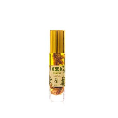 Erawadee No.51 Ya Dom Herbal Inhaler Roll On Aromatherapy 8 ml