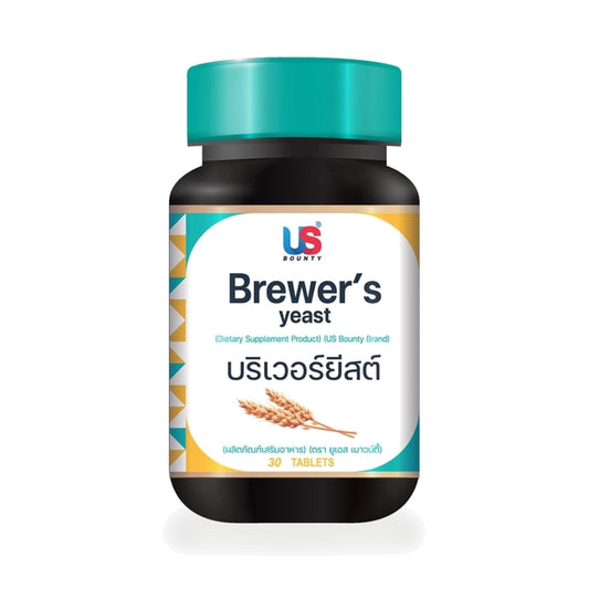 US Bounty Brewer's Yeast 500mg Tablets — 30 Tablets