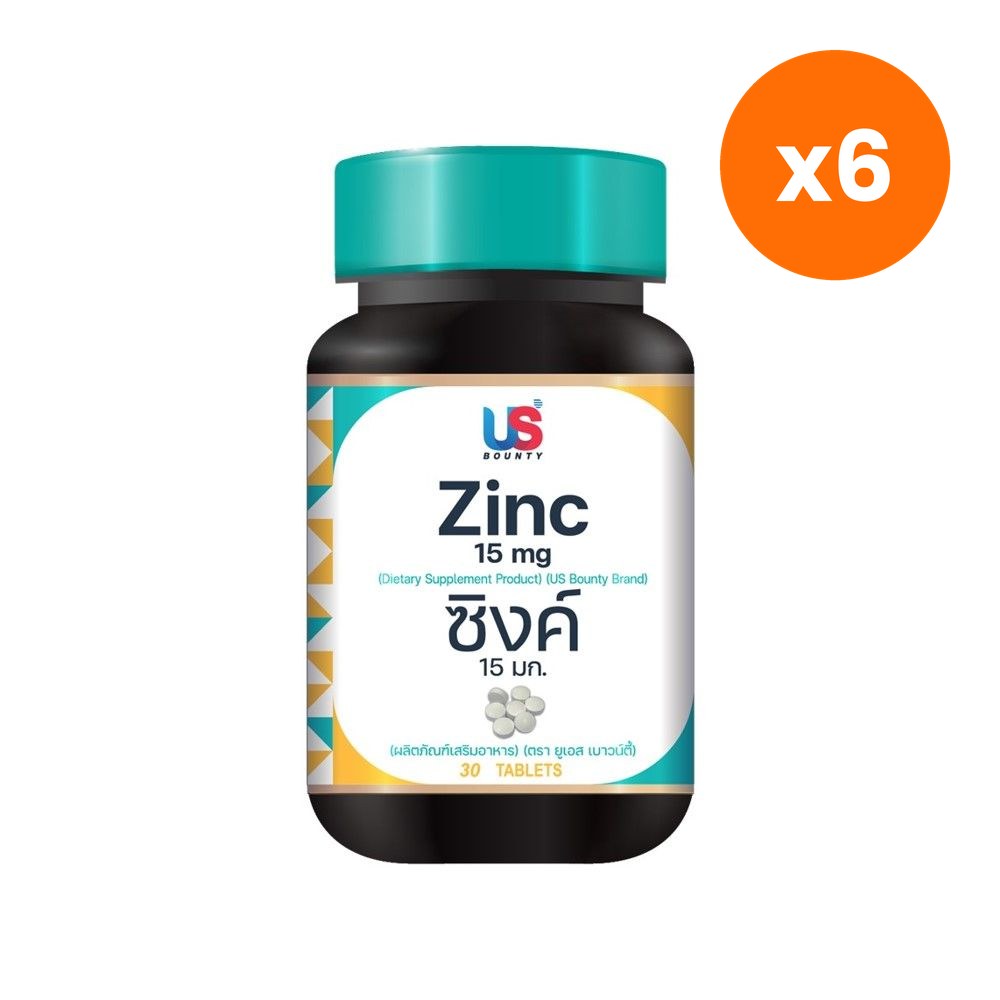 US Bounty Zinc Gluconate 15mg Tablets 30 Tablets