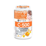 VIDA Vitamin C 500 Complex with Zinc & Bioflavonoids Capsules — 60 Capsules
