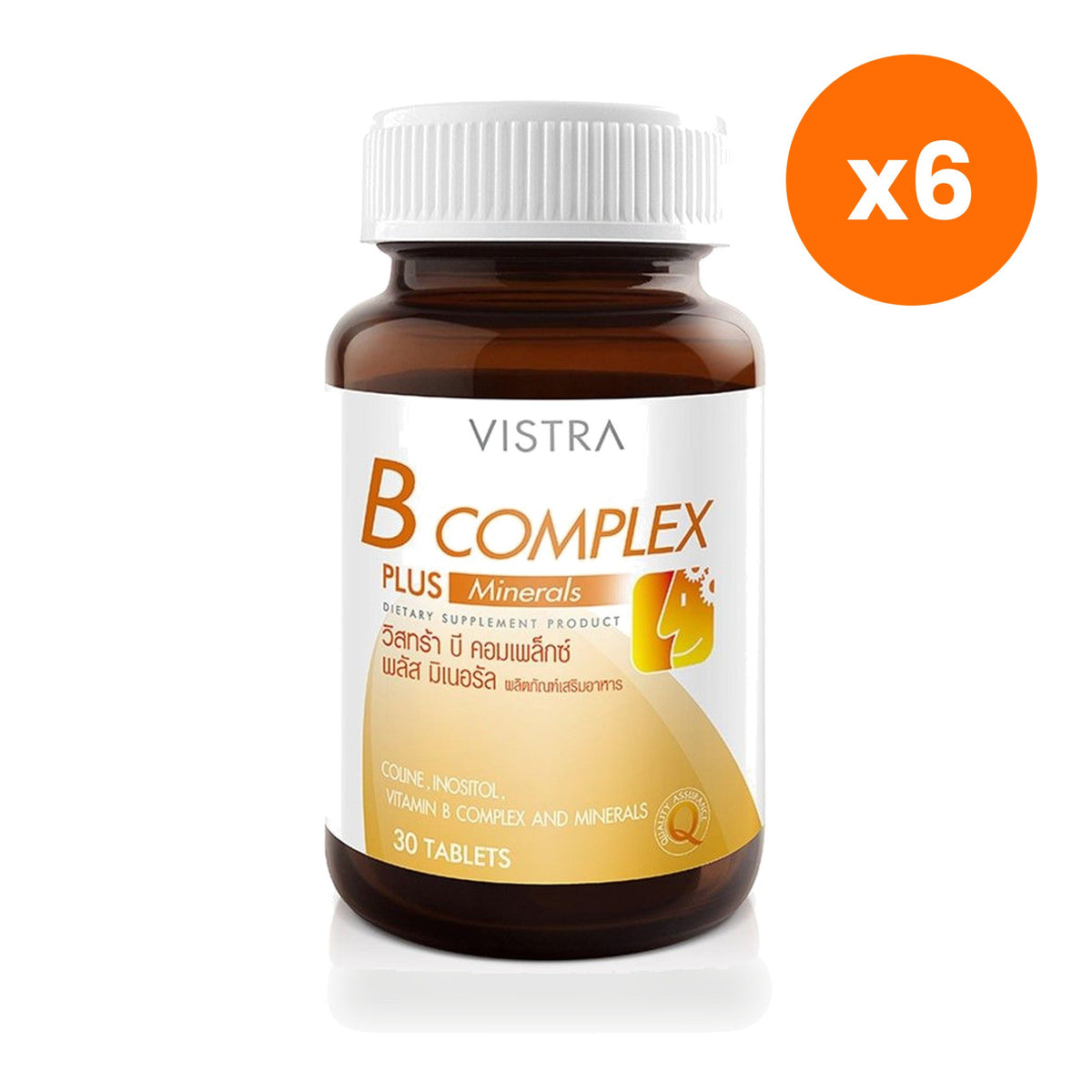 VISTRA B Complex Mineral Tablets Nervous System 30 Tablets