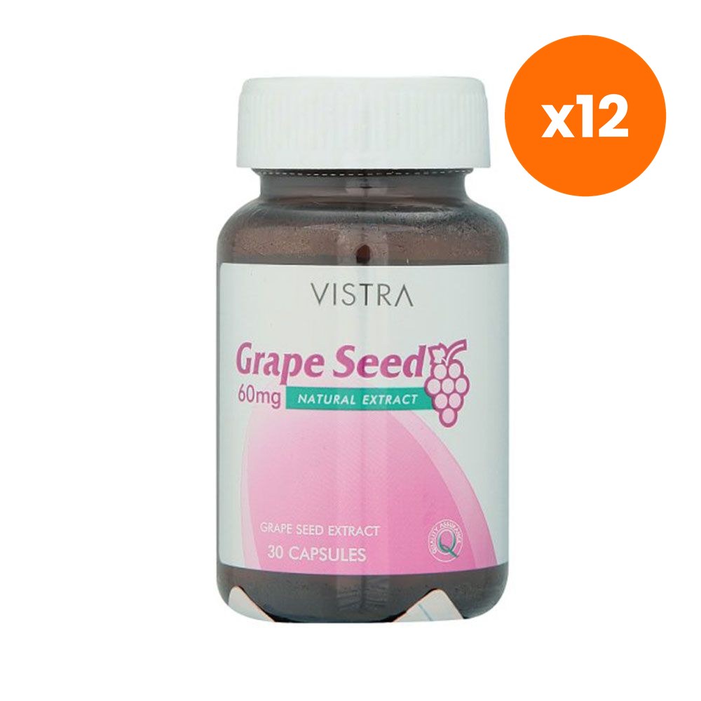 VISTRA Grape Seed Extract 60mg Capsules 30 Capsules