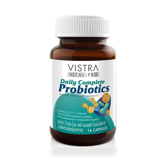 VISTRA Vital-Pro Daily Complete Probiotics Capsules — 14 Capsules