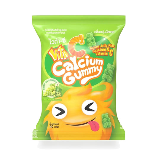 Vita-C Calcium Gummy Muscat Grape Flavour — 40 g
