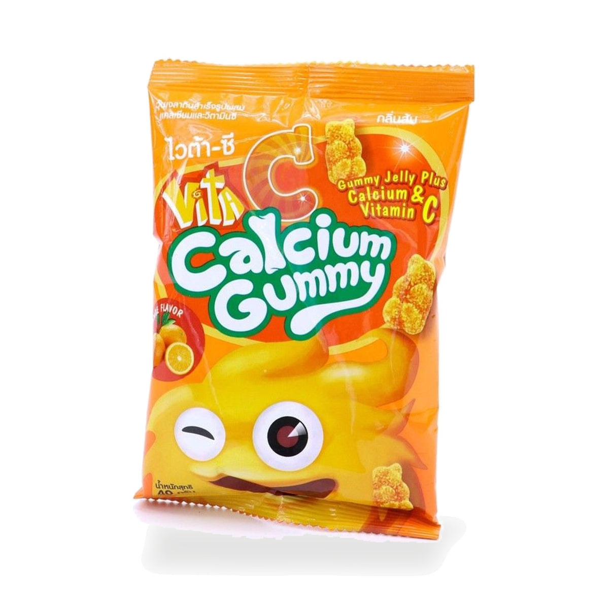 Vita-C Calcium Gummy Orange Flavour — 40 g