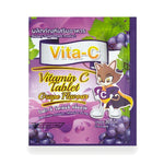 Vita-C Vitamin C 25mg Grape Flavour Tablets — 30 Tablets