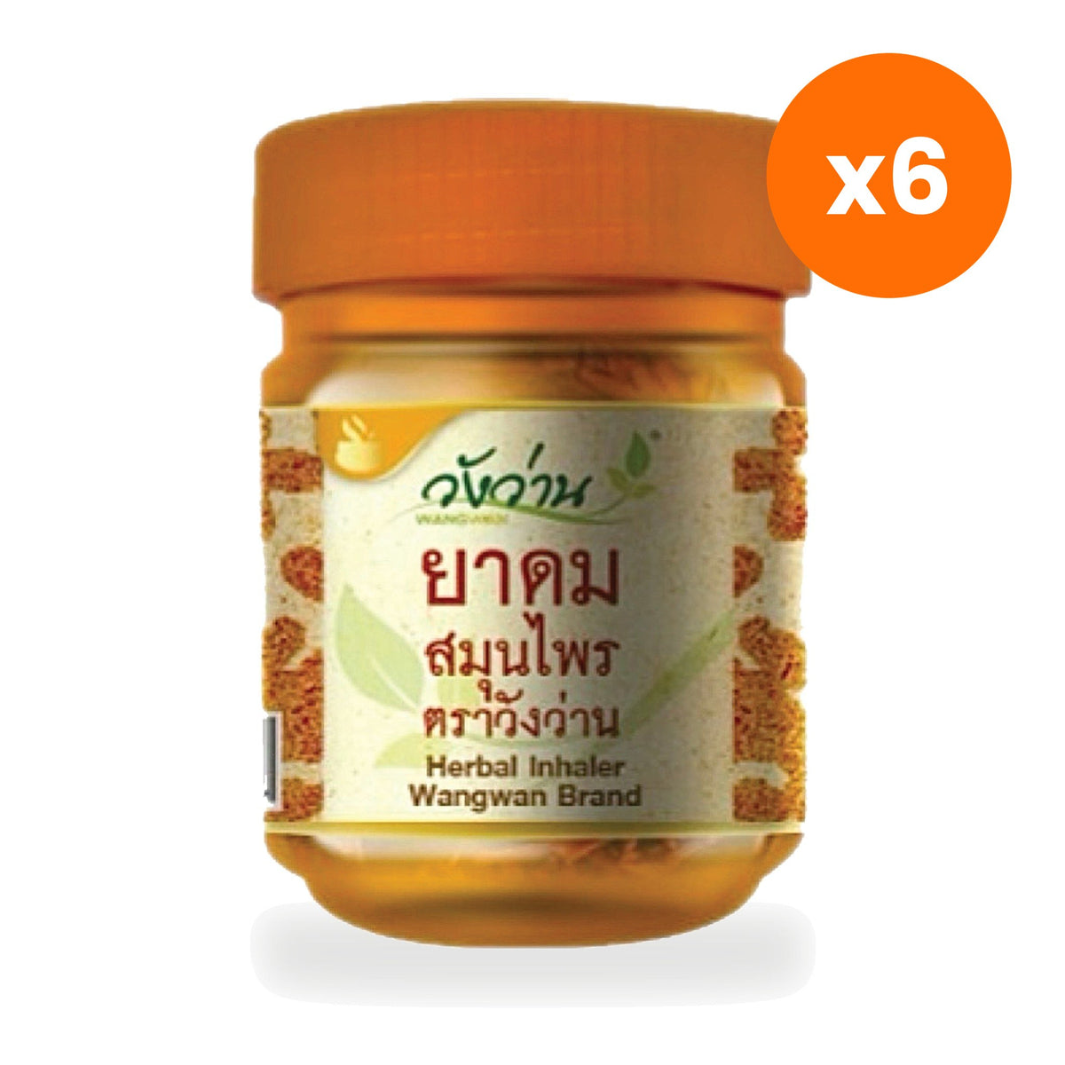 Wang Wan Ya Dom Thai Herbal Inhaler Aromatherapy for a Refreshing Break 8 g