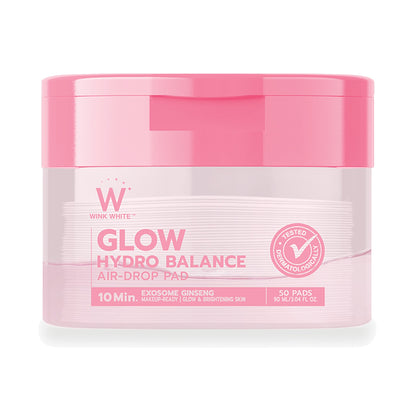 Wink White Glow Hydro Balance Air-Drop Toner Pads