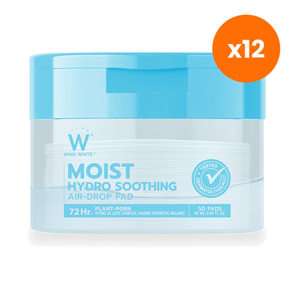Wink White Moist Hydro Soothing Air Drop Toner Pads for Gentle Skin Hydration