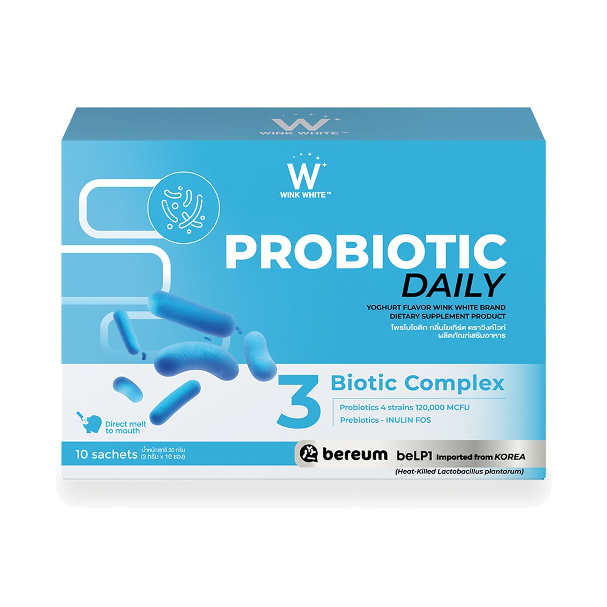 Wink White Probiotic Daily Balance, Yoghurt Flavour