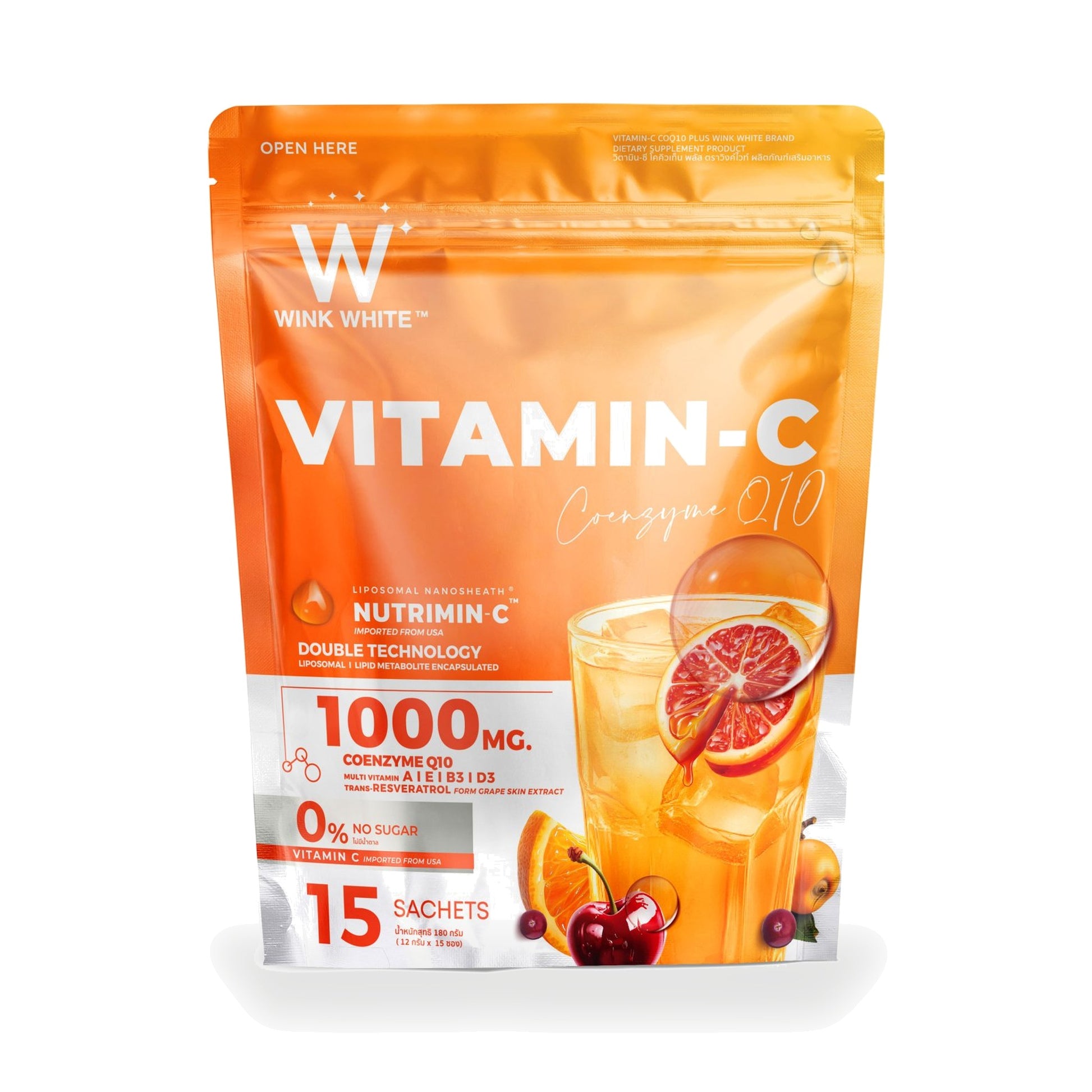 Wink White Vitamin C & Coenzyme Q10 Plus — 2-Pack