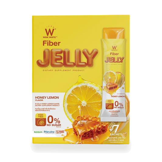 Wink White W Jelly Fibre, Honey Lemon Flavour