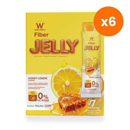 Wink White W Jelly Fibre Honey Lemon Flavour for Digestive Regularity