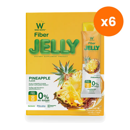 Wink White W Jelly Fibre Pineapple Flavour for Digestive Regularity