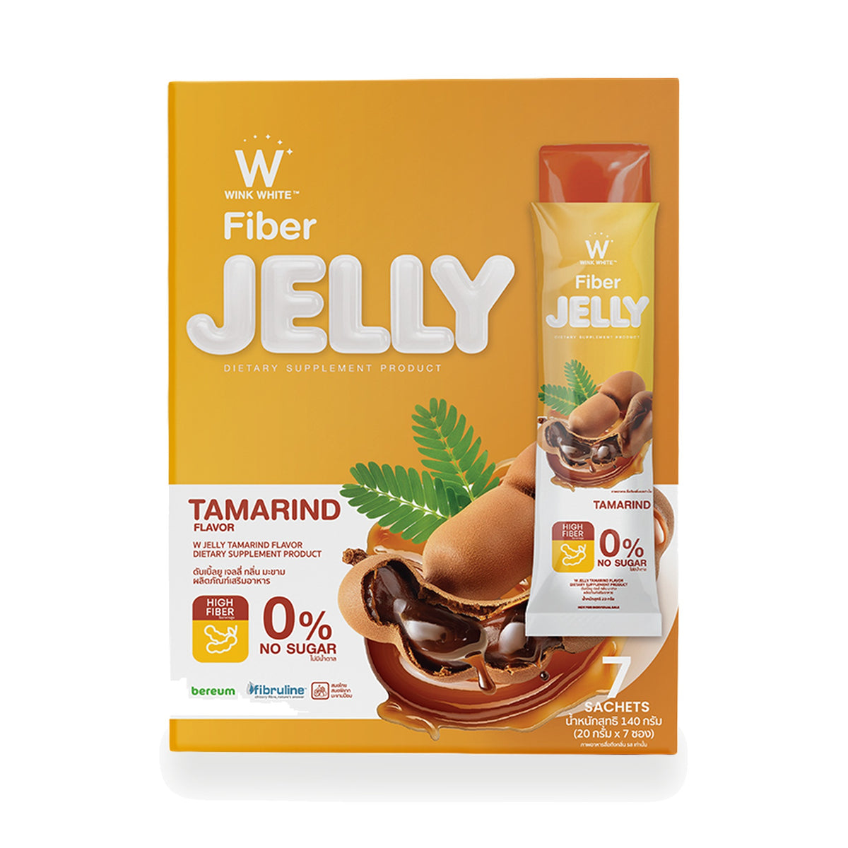 Wink White W Jelly Fibre, Tamarind Flavour